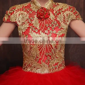 Good Quality Women Bead Embroidered Evening Dress thumbnail-3