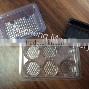 High Speed Automatic Plastic Rectangular Container Thermoforming Machine thumbnail-1