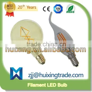 3 Years Warranty High Quality Dimmable 50000 Hours 12/10/8/6/4/2W /E14 E27 E12 E26 B22/ A19 A60 G45 C35 T25 CE LED Filament Bulb thumbnail-3