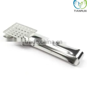 High Quality Reusable Tools Stainless Steel 5.5"Tea Bag Tongs thumbnail-1
