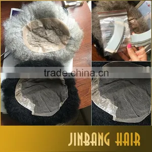 Wholesale High Quality Human Virgin Hair 5*5 Lace Closure Afro Kinky Curl Cheap Curly Lace Closure Toupees thumbnail-1