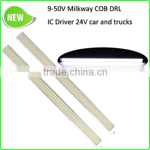 Car LED Projector Headlight DOT Approved Round Head Light With DRL and Bright White thumbnail-1