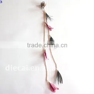 Decorative Dyed Feather Headdress thumbnail-1