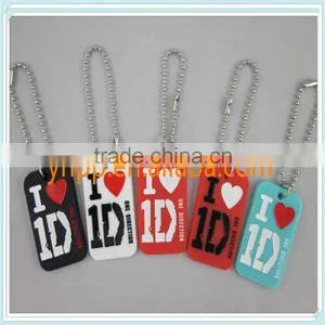 Custom I Love 1D Key Tag, One Direction Dog Tag With Keychain thumbnail-1