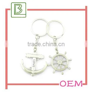 Metal Anchor Pattern Keychain Wedding Favors thumbnail-1