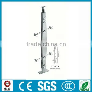 Stainless Steel Handrail Newel Post for Staircase thumbnail-3