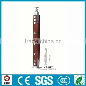 Hot Sale Steel Wood Baluster for Glass Railings thumbnail-4