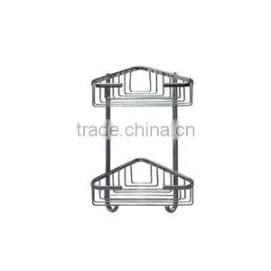 Multiple Brass Basket Bathroom Corner Soap Basket LX-8069 thumbnail-1