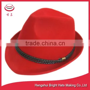 Stylish 100% Wool Felt Trilby Hats thumbnail-3