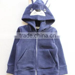 Polar Fleece Jacket Boy's Thin Warm Coat Boy's Casual Coat With Hooded Cheap Warm Coat thumbnail-3