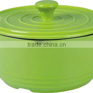 Heat Resistance Ceramic Natural Green Color Casserole thumbnail-1