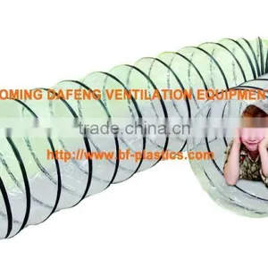 Pvc Transparent Flexible Duct Hose Tunnel for Kids Play thumbnail-1