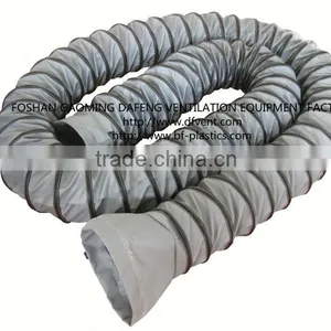 8" x 25' 300Celsius Grey Heater Duct for Boiler thumbnail-1