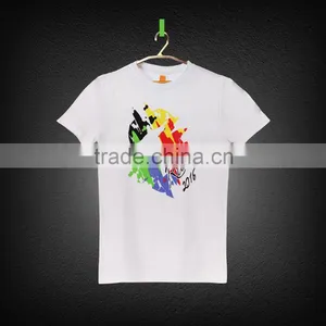 Organic Cotton Tshirt Shirt Short Sleeve Tshirt Custom thumbnail-3