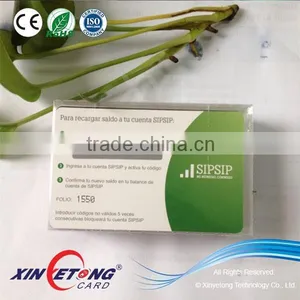350g Paper Scratch Prepaid Calling Card With One Pin thumbnail-1