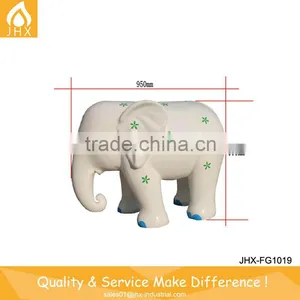 Outdoor Life Size Fiberglass Elephant Animal Statue For Sale thumbnail-1