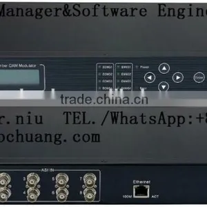 Catv Qam Modulator Dvb-c Headend(8*ASI IN,4*DVB-C RF Out) thumbnail-1