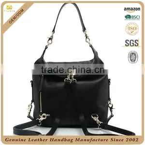 CSS1568-001 China Factory Two Way Backpack Bags Leather Multi-functional Shoulder Bag Fashion School Bag thumbnail-1