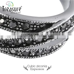 China Wholesale Jewelry Diamond Zircon Ring 925 Silver Ring Body Jewelry thumbnail-6