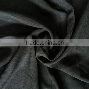 Formal Black Chiffon Fabric Arabic Wool Chiffon thumbnail-1