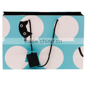 Thin Cotton Handles Paper Bag Paper Bag Gift Bag Shopping Paper Bag Low Price Customized Logo thumbnail-1
