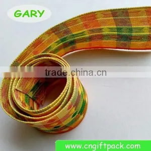 1" Garment Accessories Fabric Plaid Ribon thumbnail-4