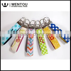 Monogram Wristlet Custom Keychain thumbnail-2