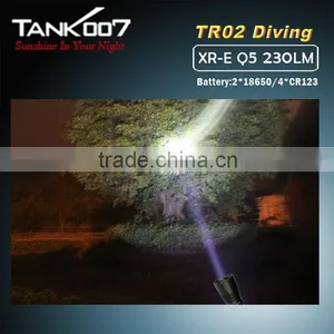 235 Lumen T6061 Aluminum Tactical Police Flashlight LED Torch TR02 thumbnail-6