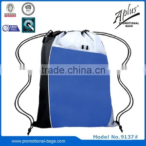 210D Polyester Drawstring Backpack Bag Gift Bag thumbnail-2