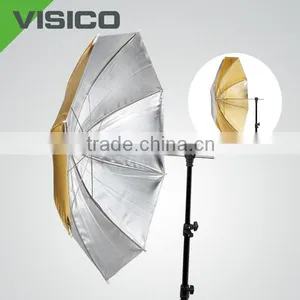Photo Umbrella Photo Studio Flash Light Reflector Reflective Black Sliver Photography Umbrella thumbnail-5