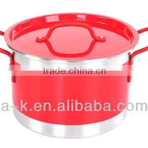 China Manufacturer Aluminum Wholesale Cookware With Color Painting thumbnail-1