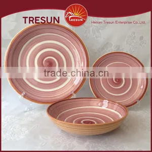 Round Shape High Quality Handpainted 18pcs Dinnerset/dinner Ware/tableware thumbnail-1