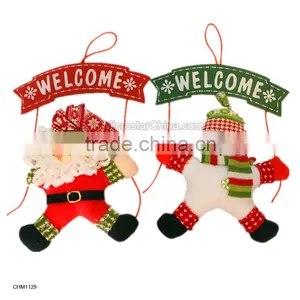 Merry Chirstmas Santa Claus and Deer No Glue Static Stickers Decoration thumbnail-4