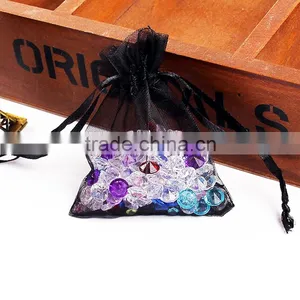 7x9cm Wholesale Drawable Red Small Organza Bags Favor Christmas Gift Wedding Organza Bag thumbnail-4