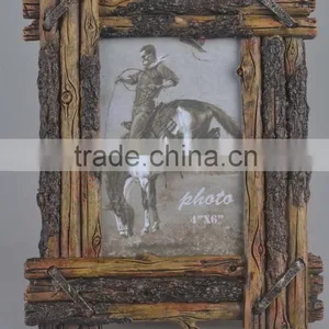 Cowboy Cross Necklace Photo Frame Polyresin Home Decor thumbnail-6