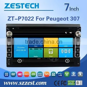 Double Din Car Dvd Gps for Peugeot 307 With GPS/Bluetooth/Radio/SWC/Digital TV/3G Internet/WIFI/ATV/DVR thumbnail-1