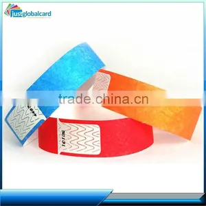 NFC Paper and PVC Wristband One Time Use Rfid Wristband for Check In-out Access Control thumbnail-1