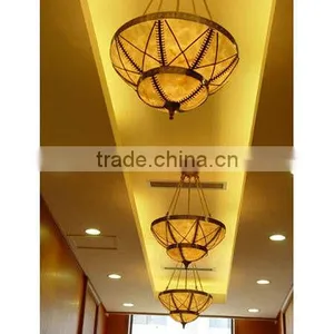 Translucent Onyx Stone Shopping Mall Lamp Design thumbnail-1