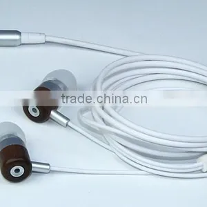 New ! Wood Earphones Custom Logo in Ear Stereo With Good Sound Headphones Earphone thumbnail-3
