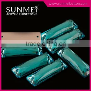 Competitive Price Baguette Shape Sew On Crystal Beads Wedding Dress thumbnail-3