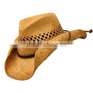 Yellow Raffia Straw Hats for Sale thumbnail-1