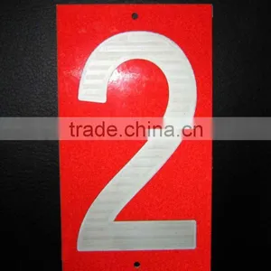 Reflective Numbers Stickers thumbnail-1