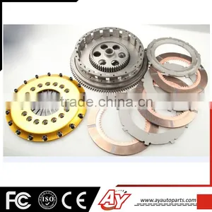 2JZ Triple Disc 215mm Race Clutch Chormoly Steel Flywheel 1JZ 2JZ GTE Kit thumbnail-2