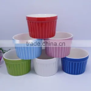 Cheap Colorful Mini Cearmic Baking Cup thumbnail-1