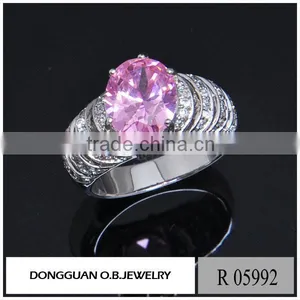 2016 the Fashionable African Jewelry Ring Pure 925 Silver Diamond Ring thumbnail-6