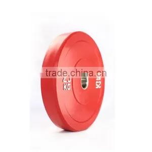 Made in China Olympic Weight Lifting Raw Rubber Bumper Plates thumbnail-1