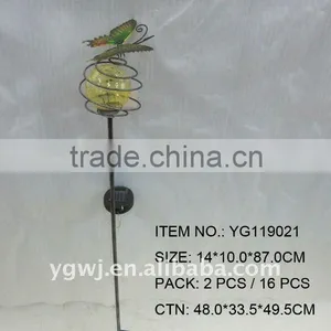 Decorative Metal Butterfly Solar Garden Decoration Light thumbnail-1