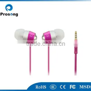 High Quality Diamond Earphone New Crystal Earphone Flat Cable Design Earphone thumbnail-1