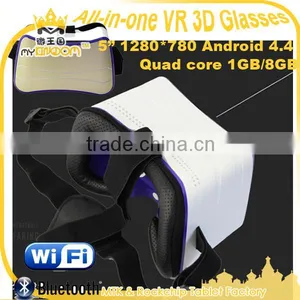 5inch 1280*780 Android 4.4 Quad Core All in One VR 3D Glasses Headset thumbnail-6