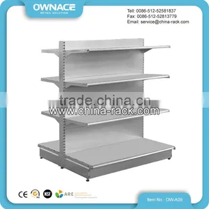 Double Sided Island Metal Shelf Stopper Shopping Shelf thumbnail-1